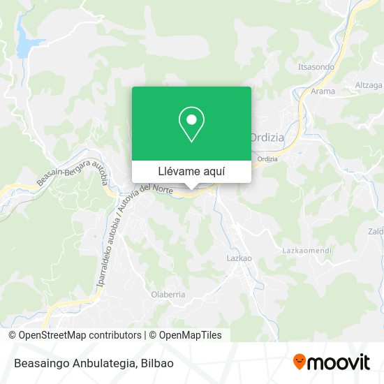 Mapa Beasaingo Anbulategia