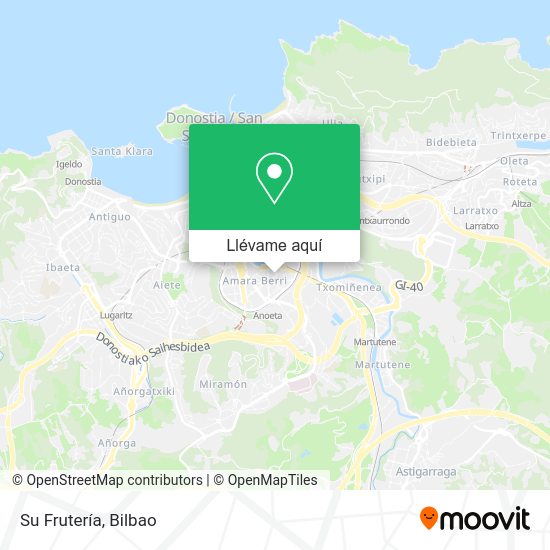 Mapa Su Frutería