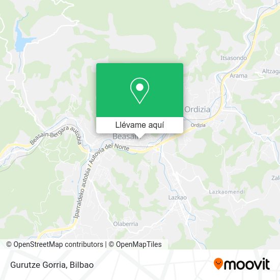 Mapa Gurutze Gorria