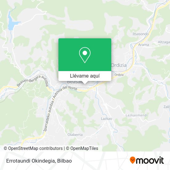 Mapa Errotaundi Okindegia