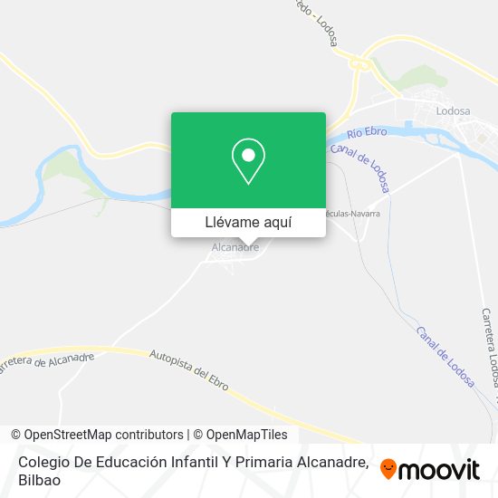 Mapa Colegio De Educación Infantil Y Primaria Alcanadre