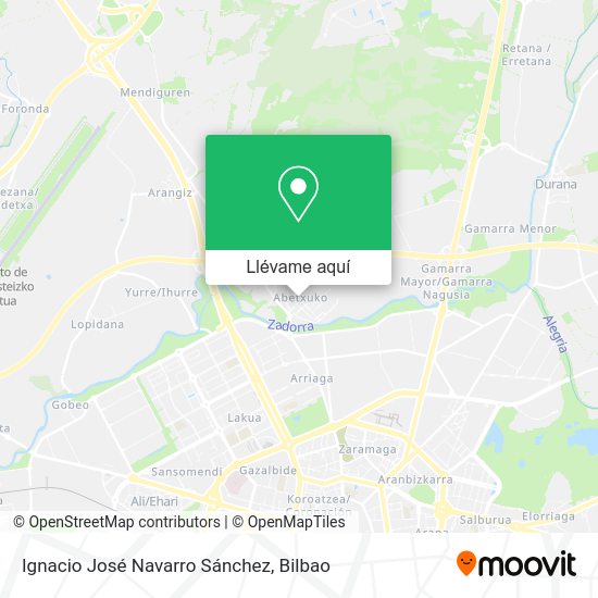 Mapa Ignacio José Navarro Sánchez