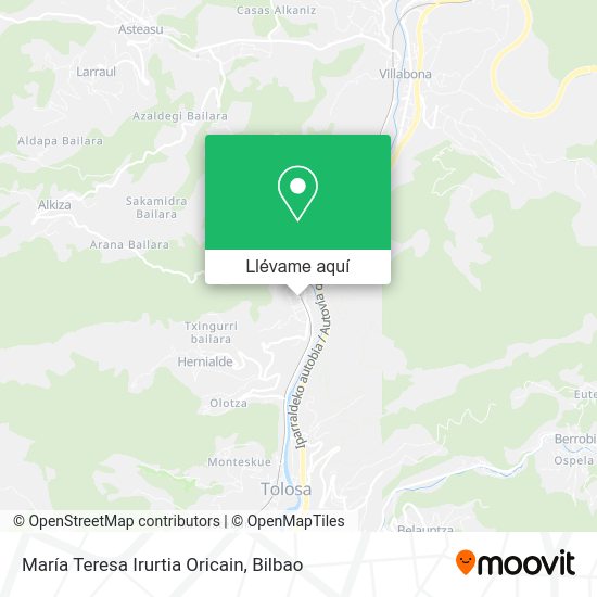 Mapa María Teresa Irurtia Oricain