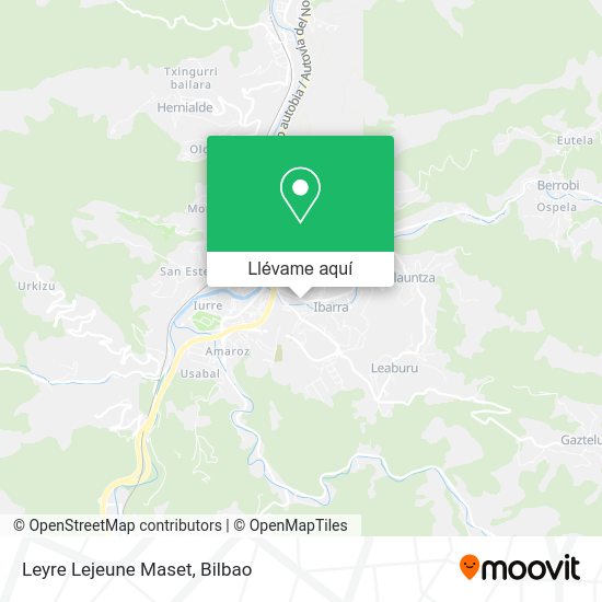 Mapa Leyre Lejeune Maset