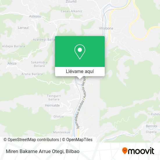 Mapa Miren Bakarne Arrue Otegi