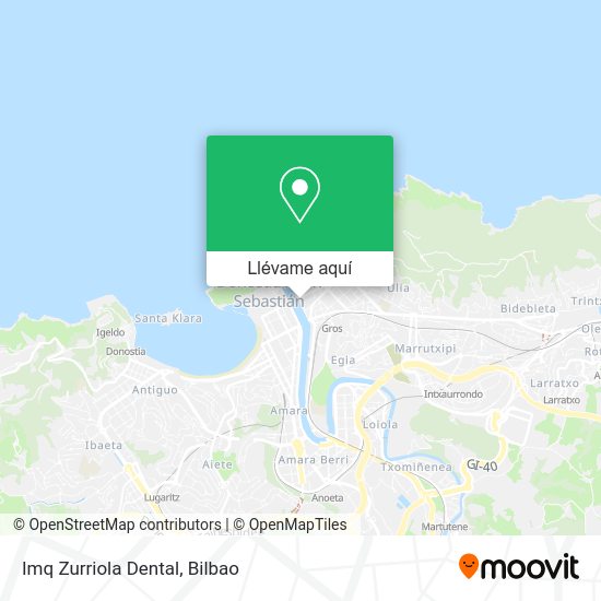 Mapa Imq Zurriola Dental