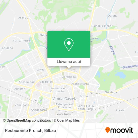 Mapa Restaurante Krunch