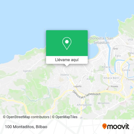 Mapa 100 Montaditos