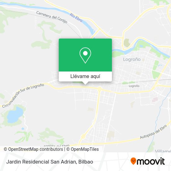 Mapa Jardin Residencial San Adrian