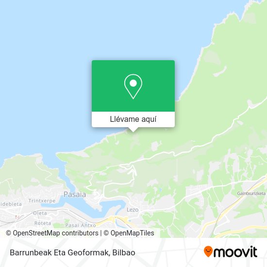Mapa Barrunbeak Eta Geoformak