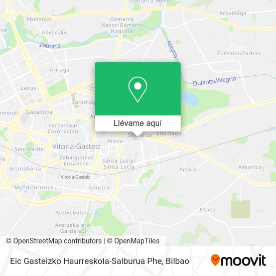 Mapa Eic Gasteizko Haurreskola-Salburua Phe