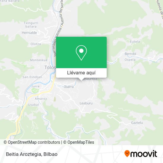 Mapa Beitia Aroztegia