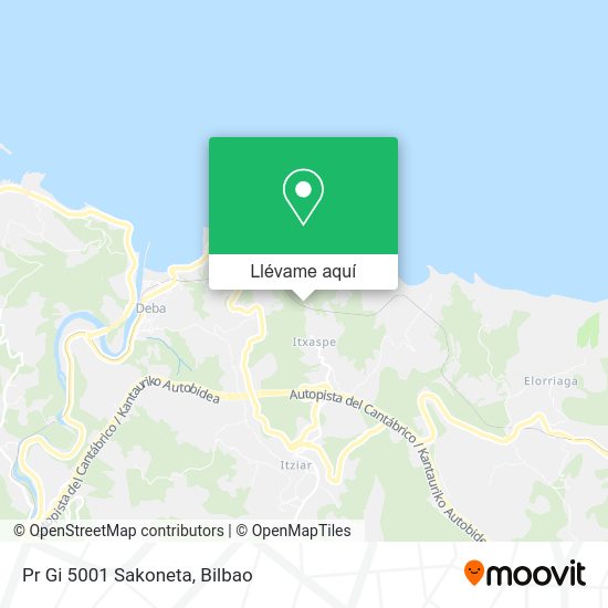 Mapa Pr Gi 5001 Sakoneta