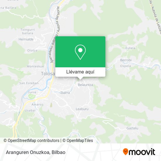 Mapa Aranguren Onuzkoa