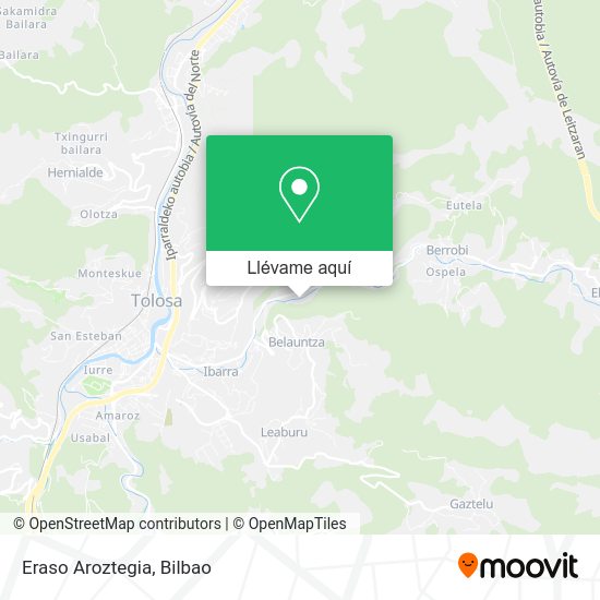 Mapa Eraso Aroztegia