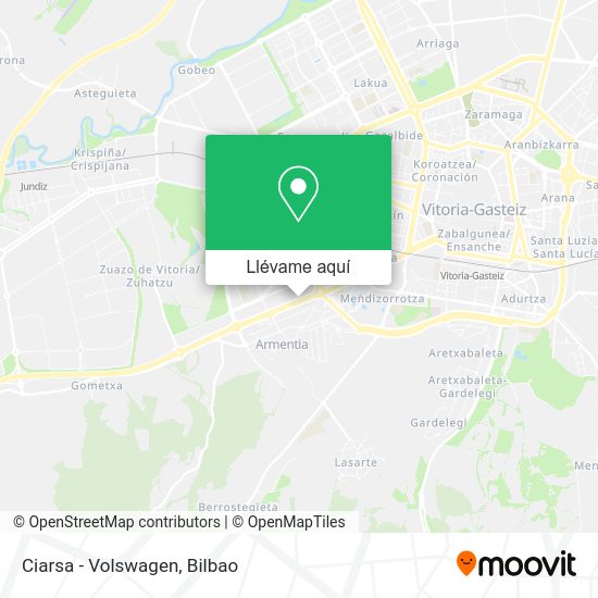 Mapa Ciarsa - Volswagen