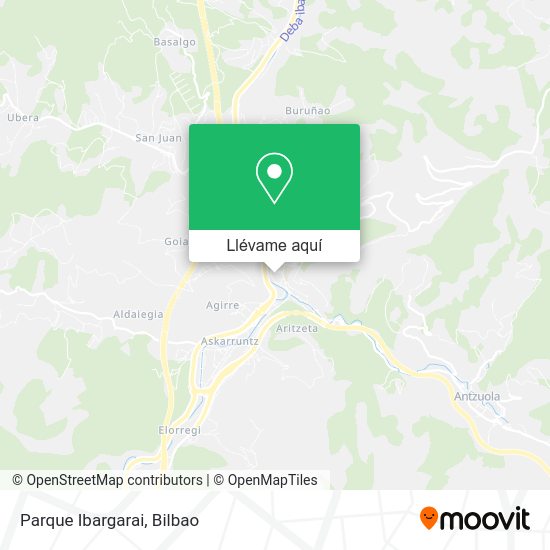 Mapa Parque Ibargarai