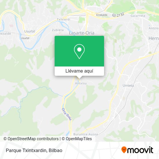 Mapa Parque Txintxardin