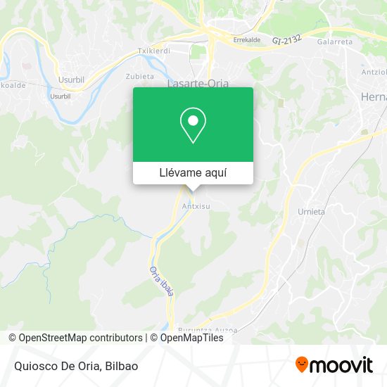 Mapa Quiosco De Oria