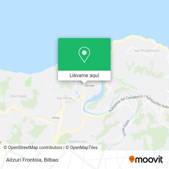 Mapa Aitzuri Frontoia