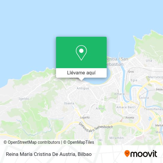 Mapa Reina María Cristina De Austria