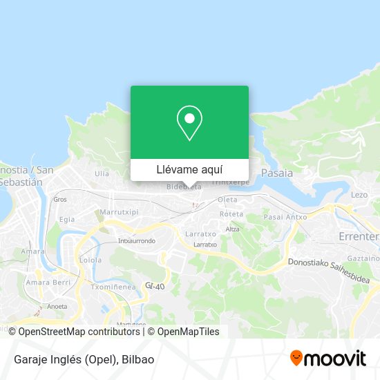 Mapa Garaje Inglés (Opel)
