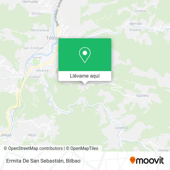 Mapa Ermita De San Sebastián