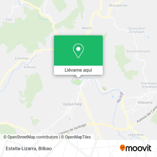 Mapa Estella-Lizarra