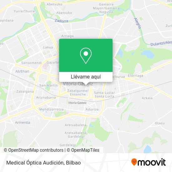 Mapa Medical Óptica Audición
