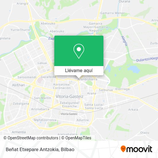 Mapa Beñat Etxepare Antzokia