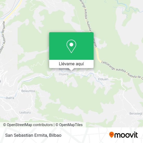 Mapa San Sebastian Ermita