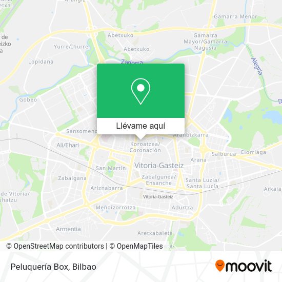 Mapa Peluquería Box