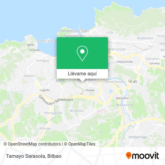 Mapa Tamayo Sarasola
