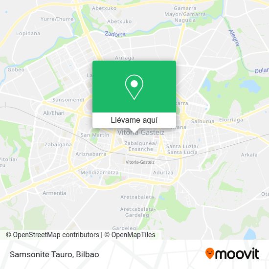Mapa Samsonite Tauro