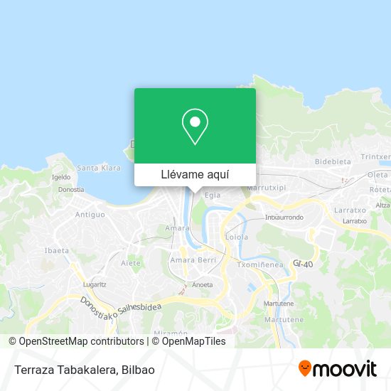 Mapa Terraza Tabakalera