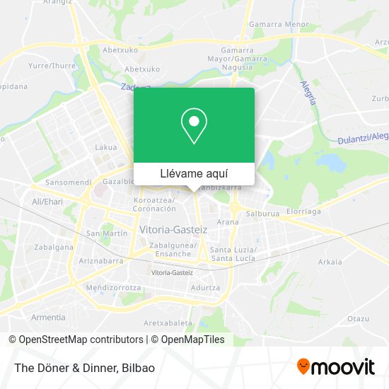 Mapa The Döner & Dinner