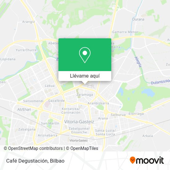 Mapa Café Degustación