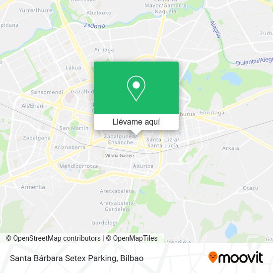 Mapa Santa Bárbara Setex Parking