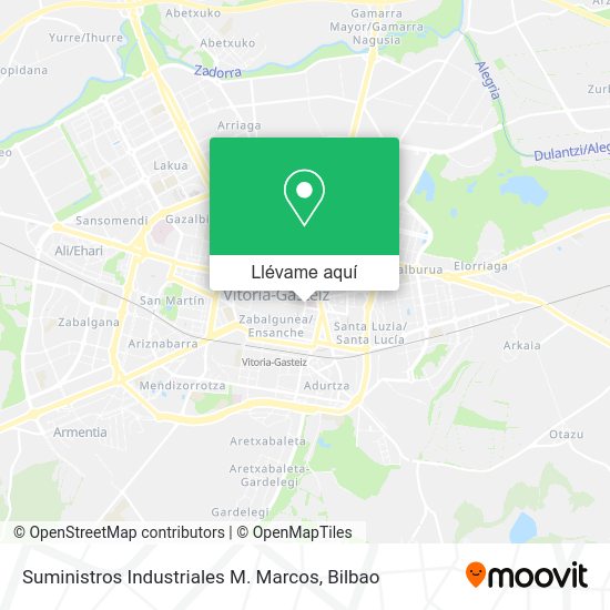 Mapa Suministros Industriales M. Marcos