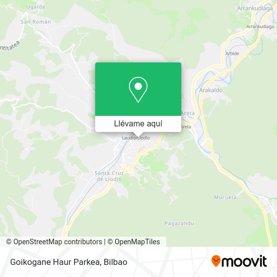 Mapa Goikogane Haur Parkea