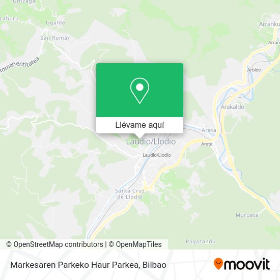 Mapa Markesaren Parkeko Haur Parkea