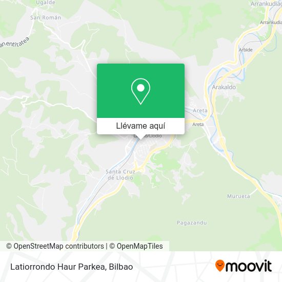 Mapa Latiorrondo Haur Parkea