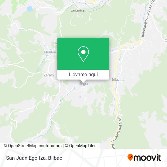Mapa San Juan Egoitza