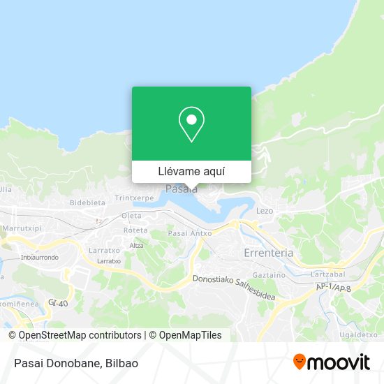 Mapa Pasai Donobane