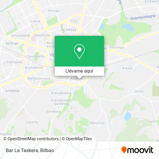 Mapa Bar La Taskera