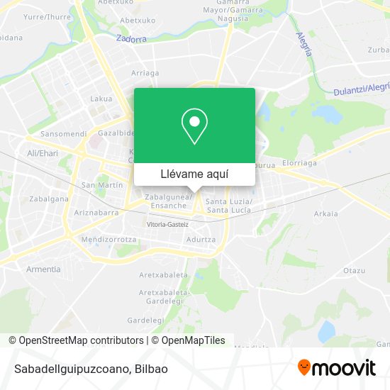 Mapa Sabadellguipuzcoano