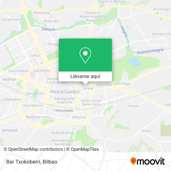 Mapa Bar Txokoberri