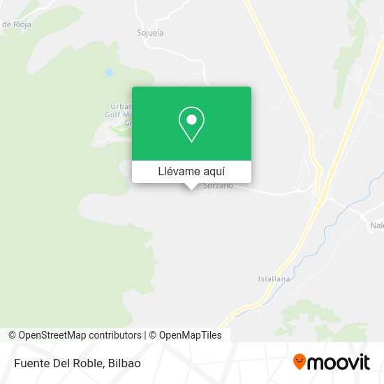 Mapa Fuente Del Roble