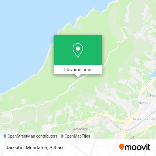 Mapa Jaizkibel Mendatea