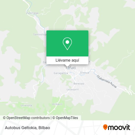Mapa Autobus Geltokia
